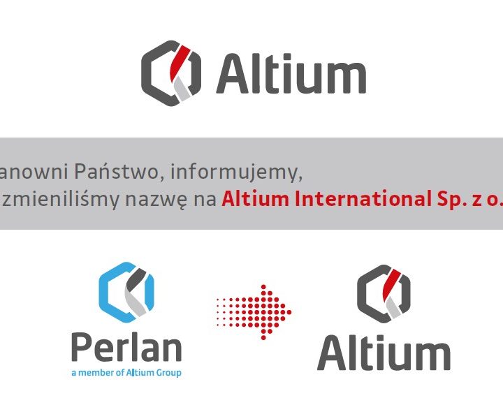 Powiadomienie o zmianie nazwy firmy Perlan Technologies Polska Sp. z o.o.