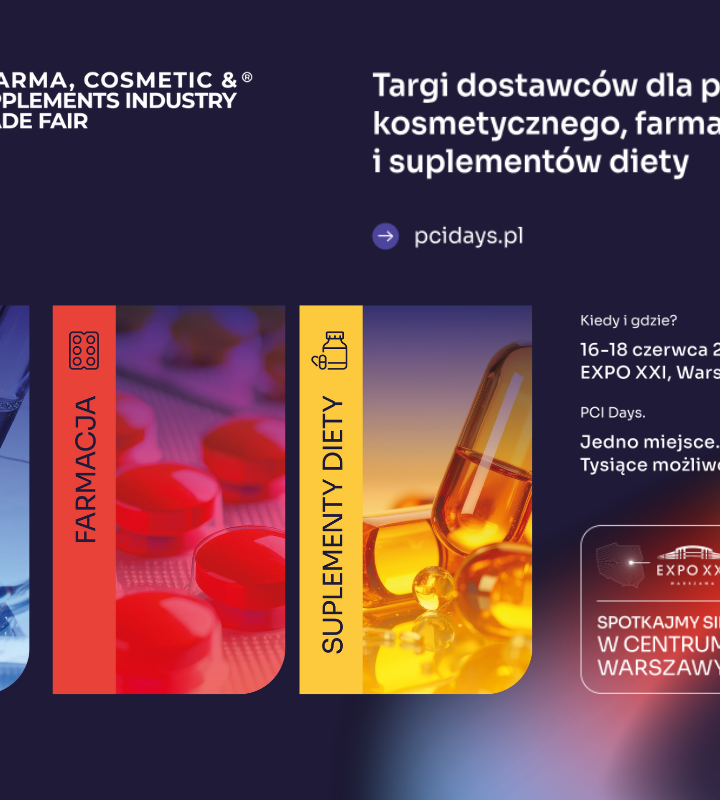 PCI Days 2026 – najważniejsze spotkanie branży farmaceutycznej, kosmetycznej i suplementów diety
