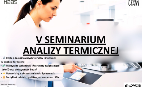 Wydział Chemii UAM: „Nowe Trendy, Innowacje i Najnowsze Rozwiązania w Analizie Termicznej”