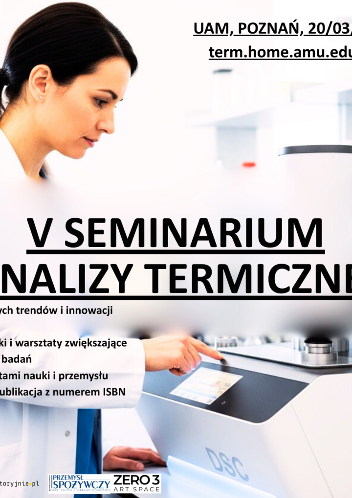 Wydział Chemii UAM: „Nowe Trendy, Innowacje i Najnowsze Rozwiązania w Analizie Termicznej”